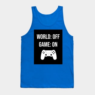 World Off Game On Tank Top